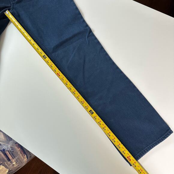 ASOS Design Men's 36x36 Tall Solid Grayish Blue Colored Denim Button Fly Jeans - Picture 9 of 9